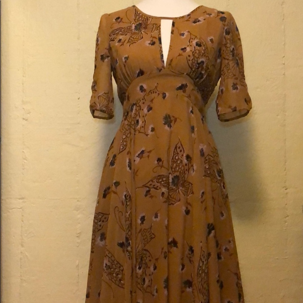 Free People Maxi Floral Dress